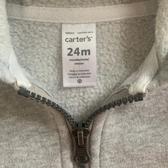 Zara & Carter's toddler boy hooded sweaters 18- 24M - Picture 5 of 12